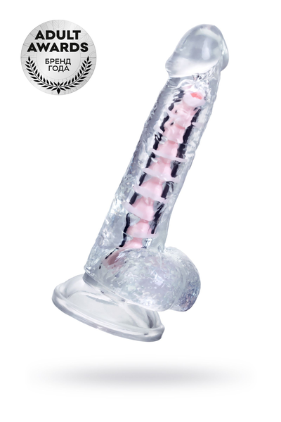 Flexibilni dildo a-Tois Paret, TPE, prozirni, 18 cm