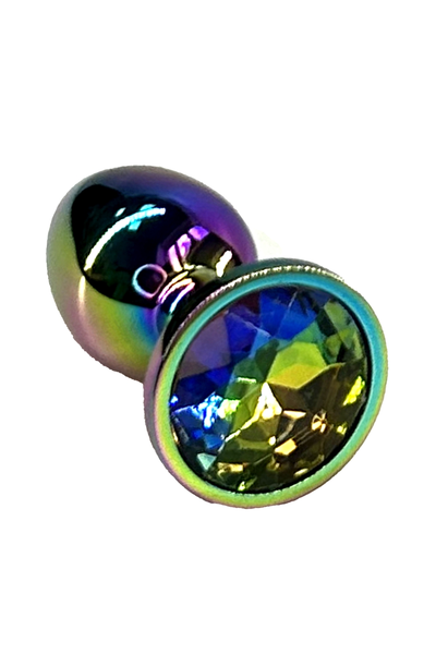 Analni čep sa kristalom boje neohrom (mali)