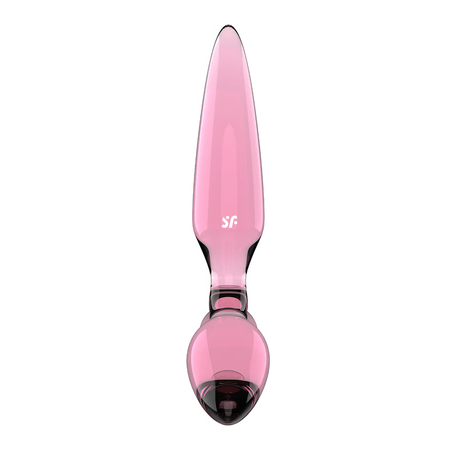 Dildo Satisfier Triple Cristal 2, roze