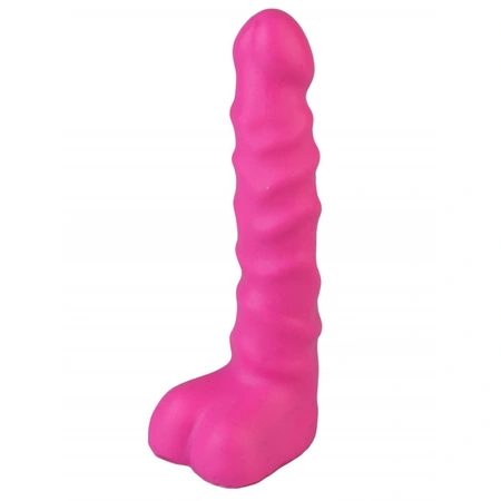 Analni stimulans sa skrotumom. Vruće ružičasta