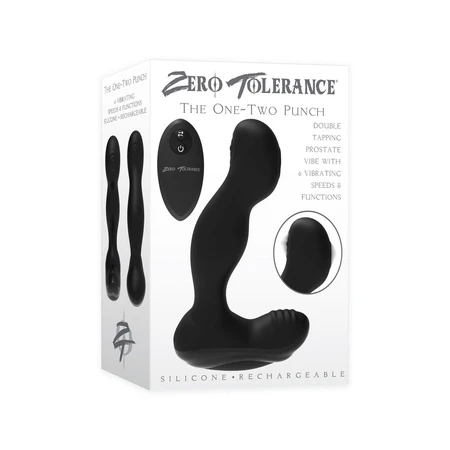 Zero Tolerance the ONE TWO PUNCH vibracioni masažer prostate sa tapkanjem i daljinskim upravljačem