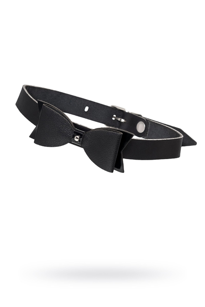 Pecado BDSM Choker, leptir, koža, crna