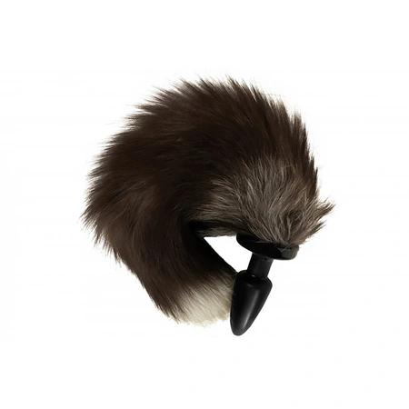 Silikonska analna čaura sa crnim repom