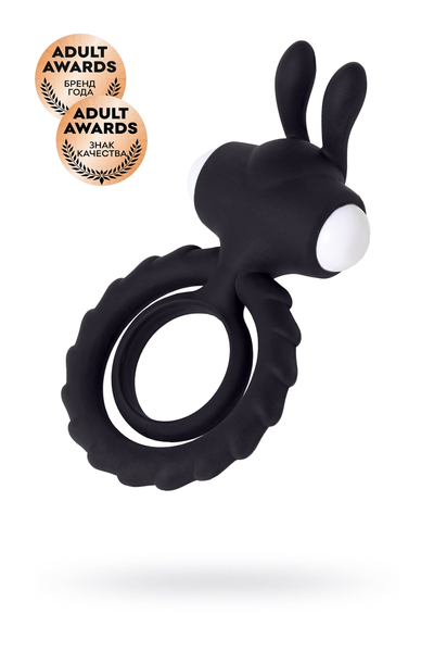 Jos Bad Bunni prsten za erekciju penisa, silikon, crni, 9 cm