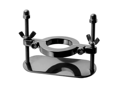 Metalni klip na skrotuma Tom of Finland - Stainless Steel Ball Drobilica, Crna