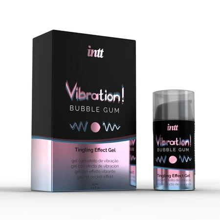 Intt Bubble Gum vibracioni tečni intimni gel, 15ml