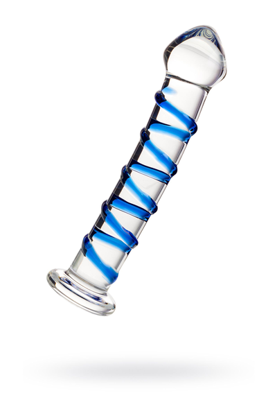 Nerealni Dildo Sekus Glass, staklo, prozirno, 17 cm