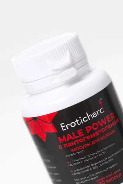 Kapsule za uzbuđivanje muškaraca Erotichard, male Pover sa pantohematogenom, 20 kapsula