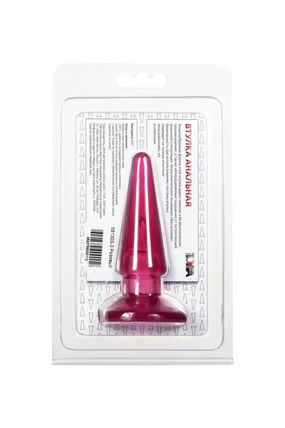 Toifa analna čaura, PVC, ružičasta, 9,5 cm