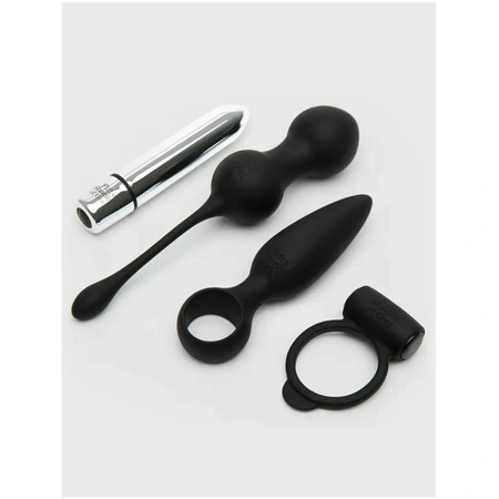 Set igračaka Fifti Shades of Grei Pleassure Overload 10 komada, Crna