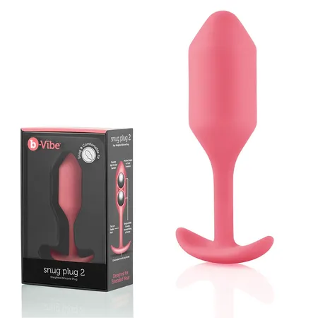 Profesionalni čep za nošenje B-Vibe Snug plug 2 Coral