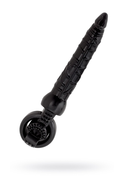 Mlaznica na penis Black Red by TOYFA sa vibracijama, PVC, crna, 24 cm