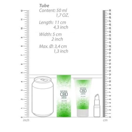 Mazivo za smanjenje osetljivosti numbing Natural CBD-50 ml