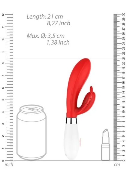 Alekios Rabbit Vibrator (crvena)