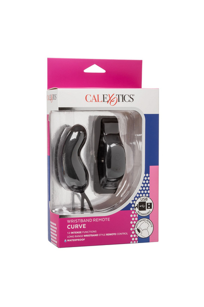 Kompaktni vibracioni masažer sa kontrolom pomoću narukvice Wristband Remote Curve