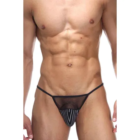 Gaćice muške tange sa crno-belom trakom