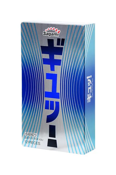 Sagami 6 fit-v stimulativni kondomi bez pogona 12 kom.