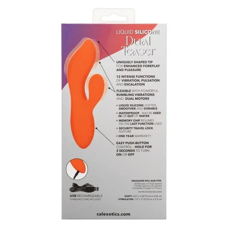 Stella Likuid Silicone Dual Teaser Vibrator