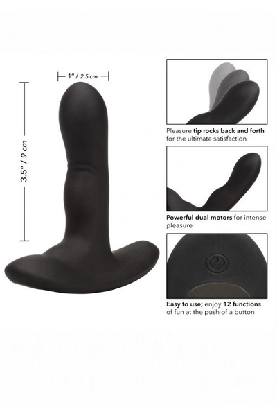 Punjivi silikonski Analni stimulator Vireless Rocking probe sa funkcijom privlačnog pokreta