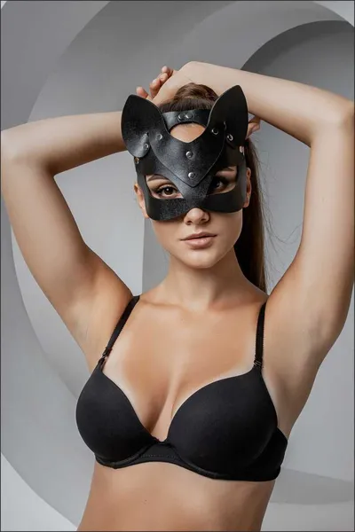 Klasična maska za mačke sa uvećanim ušima