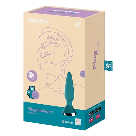 Analni čep Satisfyer Plug-ilicious 1 zelena