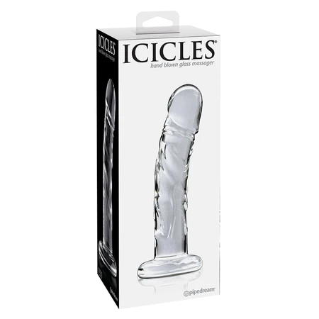 Stakleni fallomitator Icicles No. 62 - Clear