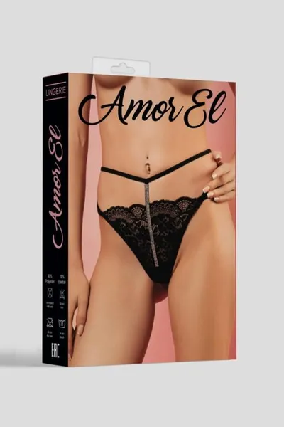 Tange gaćice sa ukrasnim elementom i kristalima