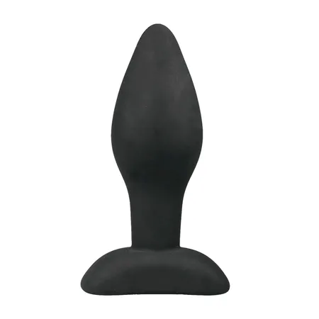 Mali Analni dodatak za početnike Small Black Silicone buttplug