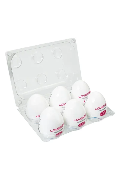 Set masturbatora nerealnih lovense Kraken, TPE, bela, 6,2 cm