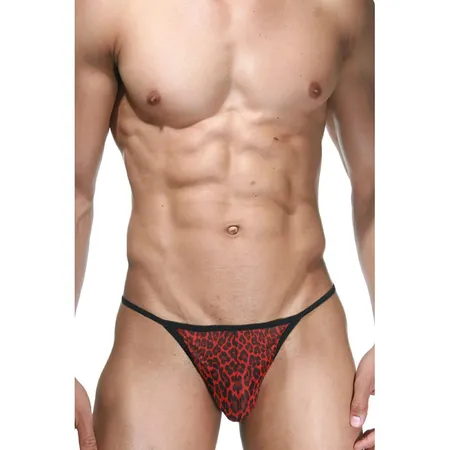 Tange za muškarce crveni leopard