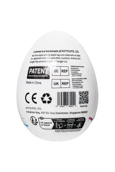 Masturbator nerealan lovense Kraken, TPE, bela, 6,2 cm