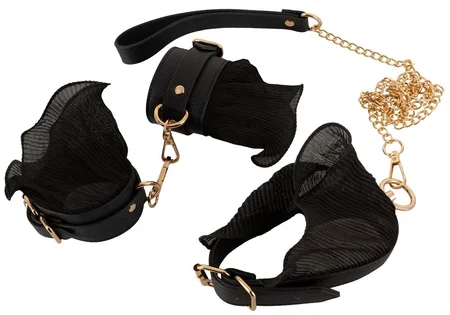 Set fixacija: lisice i ogrlica sa povodcem