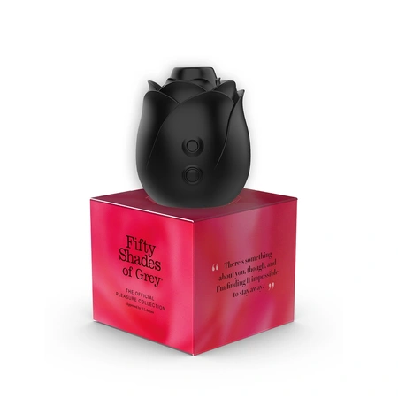 Beskontaktni stimulator klitorisa Black Rose Silicone Clitoral suction
