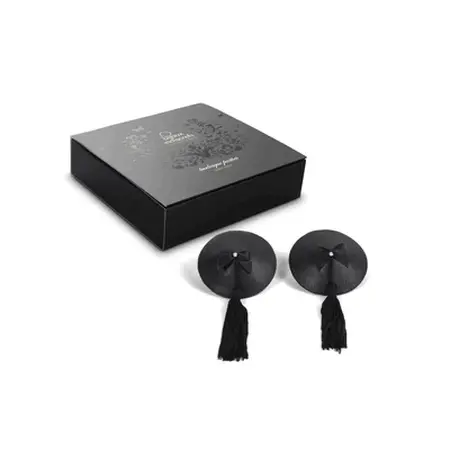 Nakit za grudi Bijouk Indiscrets Burleskue Pasties-Classic Black