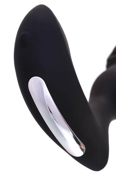 Vibracioni stimulator prostate sa Erotist Mounto daljinskim upravljačem, silikon, crni, 13,2 cm