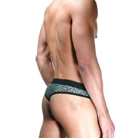 Tongi sa crnim kantom plavi leopard