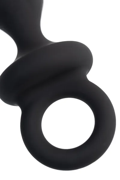 Erotist strob m - size Analni čep, silikon,Crna, 13,5 cm