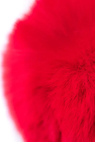 Toifa Metal analna čaura, mala, metal+veštačko krzno, Srebrna, 10 cm