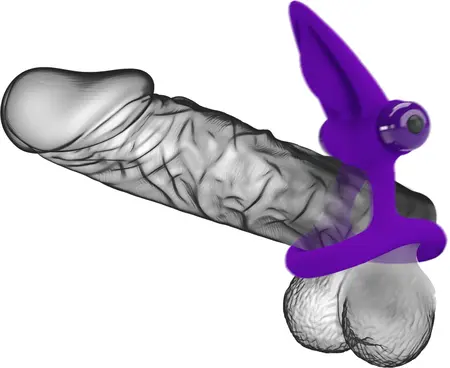 Vibracioni prsten za erekciju, ljubičasta