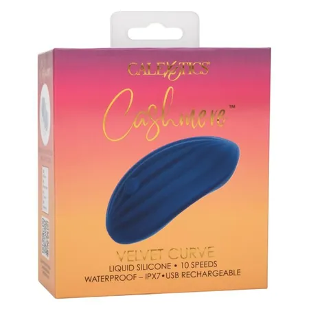 Cashmere Velvet Curve ultra-meki višenamenski vibracioni masažer od tečnog silikona