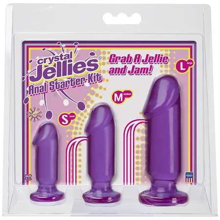 Analni dildoi 3 kom ljubičaste
