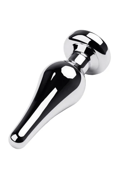 Analna čaura Metal bi TOIFA, metal, srebro, sa kristalom boje dijamant, 10 cm, Ø 3 cm, 95 g