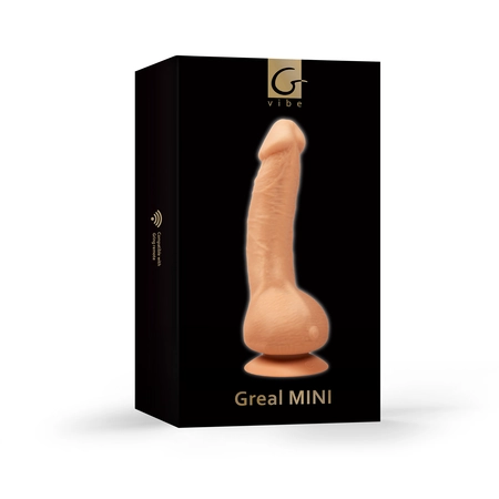 Gvibe Greal mini-mini verzija realističnog vibratora iz Bioskina, 18k3 cm (telesna)