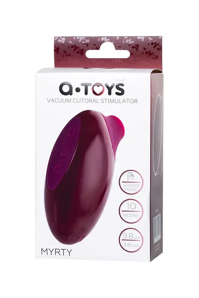 TOIFA a-Tois mirti vakuumski stimulator klitorisa, bordo, 9,8 cm