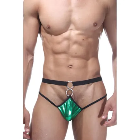 Gaćice muški džoki zeleni sa prstenovima