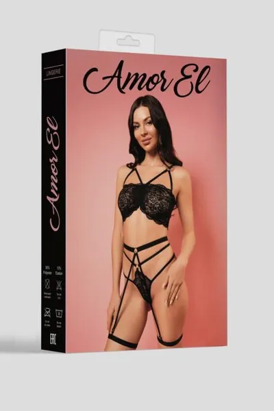 Komplet donjeg rublja sa pojasom i garterima