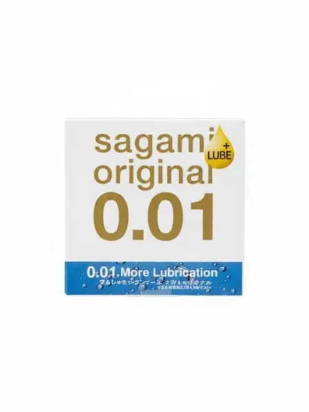 Sagami Original 001 Ektra lub kondomi, poliuretan, 1 kom