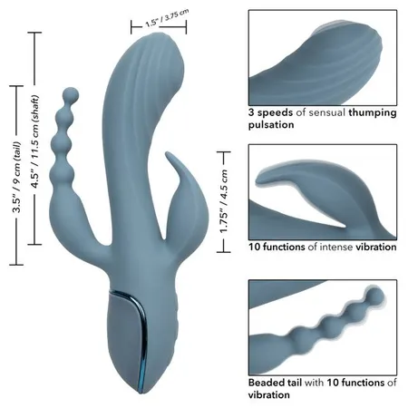 Triple Ecstasi trostruki vibracioni masažer III