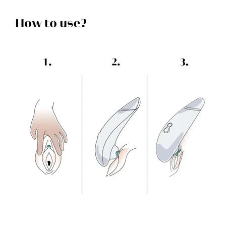 Vomanizer Premium beskontaktni stimulator klitorisa 2 bordo