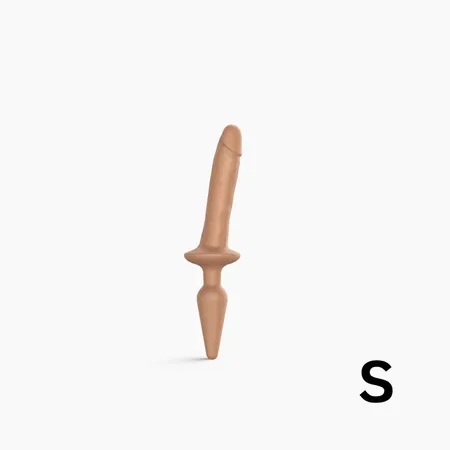 Dildo Strap-on-me Svitch plug-in Realistic karamela, s